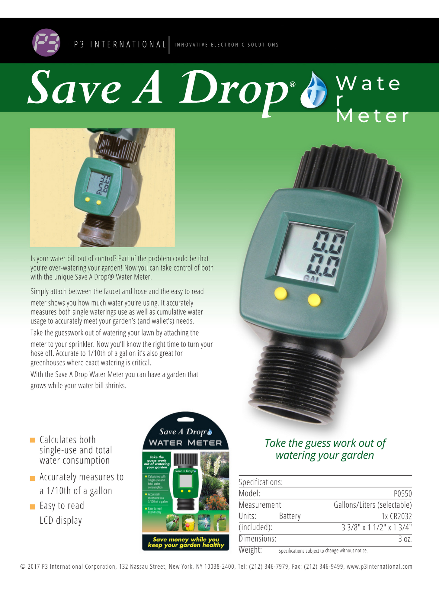 Save A Drop Water Meter